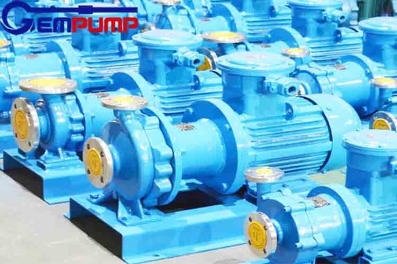 Pfa Dilapisi Tekanan Tinggi Pompa Sentrifugal Magnetic Drive Atau Ss-347h Horizontal